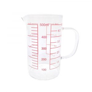 Jarra de vidrio borosilicato